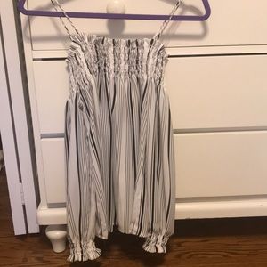 Nordstrom off the shoulder striped shirt